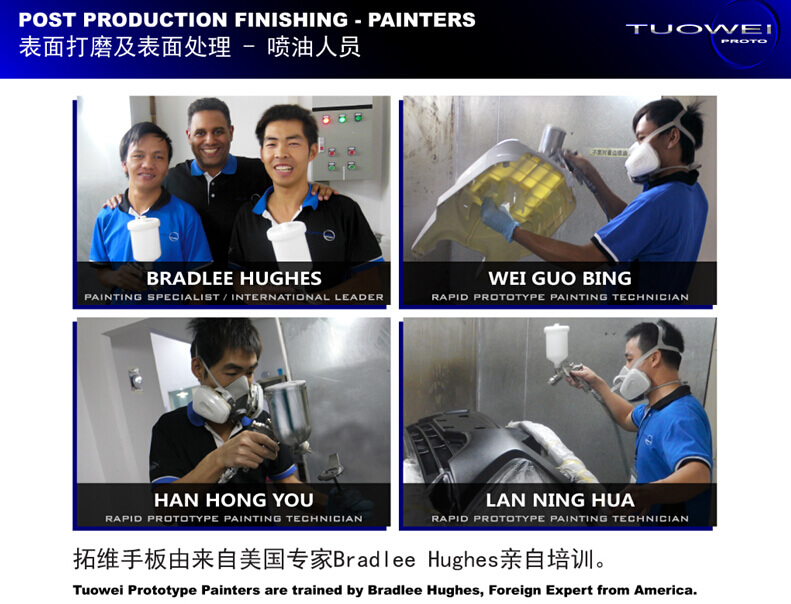 機器人手板模型-美國噴油技術